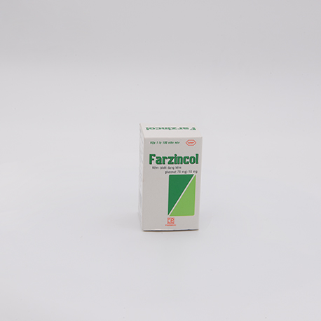 FARZINCOL 10mg * Hộp 1 lọ 100 viên