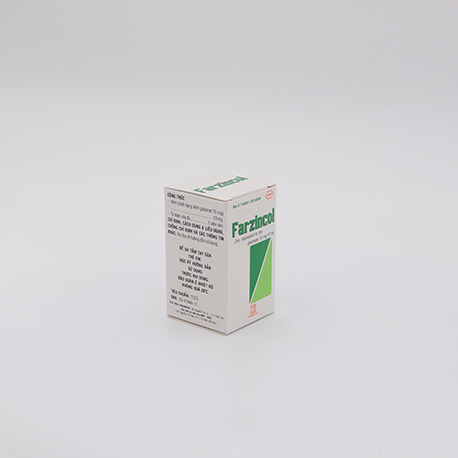 FARZINCOL 10mg * Hộp 1 lọ 100 viên