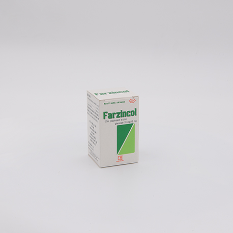 FARZINCOL 10mg * Hộp 1 lọ 100 viên