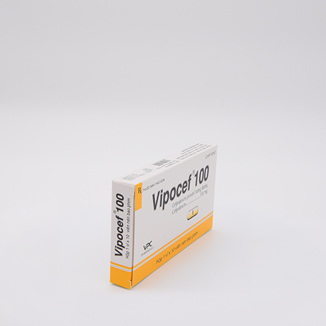 VIPOCEF 100 Hộp 1 vỉ x 10 viên