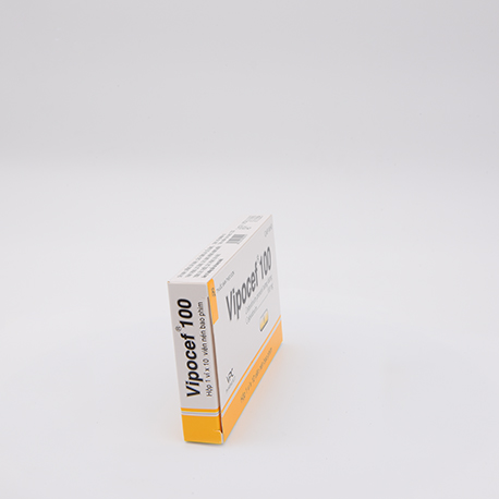VIPOCEF 100 Hộp 1 vỉ x 10 viên