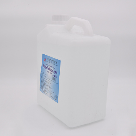 Dung dịch rửa vết thương NATRI CLORID 0,9% Can 5 lít VINPHACO
