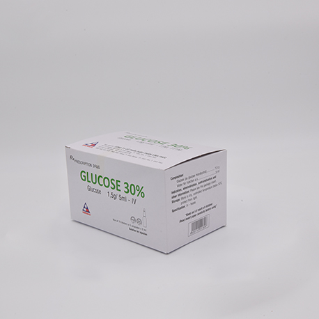 GLUCOSE 30% Hộp 10 vỉ x 5 ống  VINPHACO