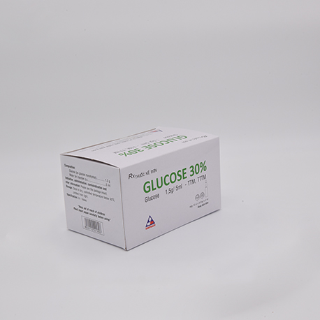 GLUCOSE 30% Hộp 10 vỉ x 5 ống  VINPHACO