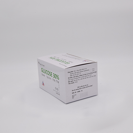 GLUCOSE 30% Hộp 10 vỉ x 5 ống  VINPHACO