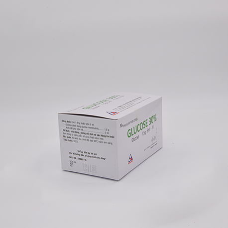 GLUCOSE 30% Hộp 10 vỉ x 5 ống  VINPHACO