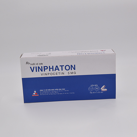 VINPHATON Hộp 50 vỉ x 25 viên nén VINPHACO