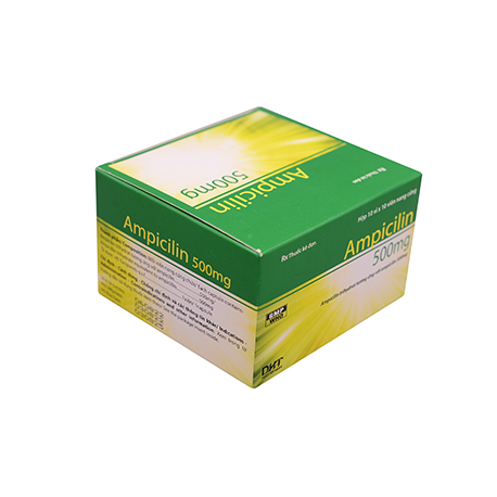 Ampicilin 500mg H/10vỉ x10viên Hataphar