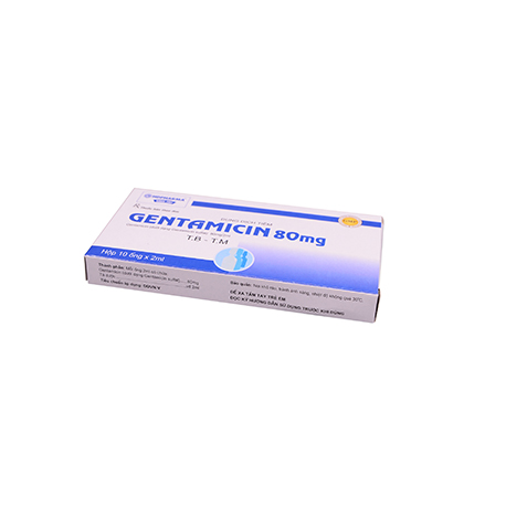 Gentamycin 80mg Hộp 10 ống x 2ml  HDPHARMA