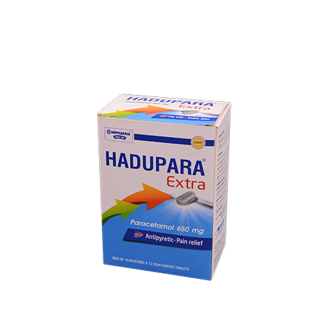 Hadupara Extra Hộp 10 vỉ x 12 viên HDPHARMA