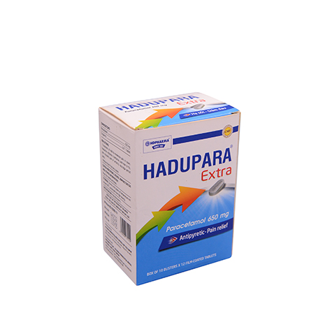 Hadupara Extra Hộp 10 vỉ x 12 viên HDPHARMA
