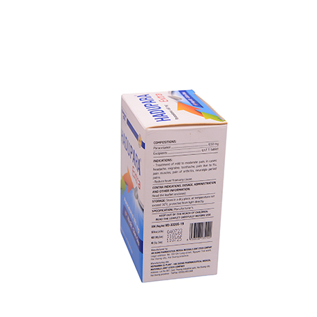 Hadupara Extra Hộp 10 vỉ x 12 viên HDPHARMA