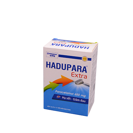 Hadupara Extra Hộp 10 vỉ x 12 viên HDPHARMA
