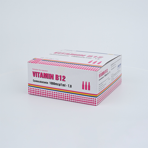Vitamin B12 Hộp 100 ống x 1ml HDPHARMA