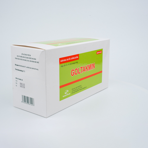 Goltakmin hộp 50 Vỉ x 10 viên nang cứng