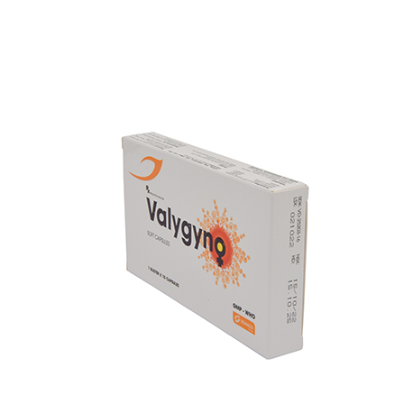 Valygyno Hộp  
1 vỉ x 10 viên nang mềm Me di sun