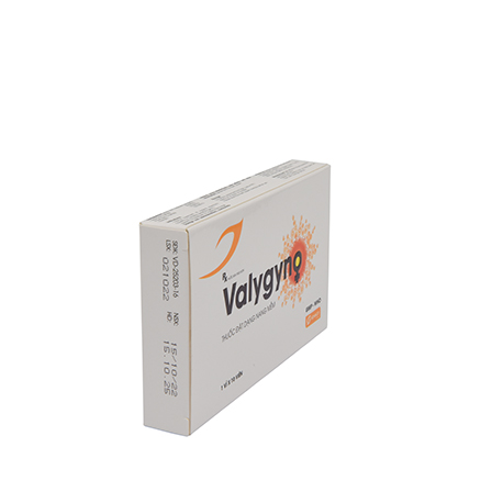 Valygyno Hộp  
1 vỉ x 10 viên nang mềm Me di sun