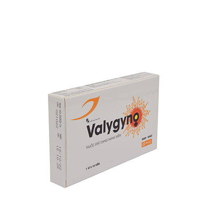 Valygyno Hộp  
1 vỉ x 10 viên nang mềm Me di sun