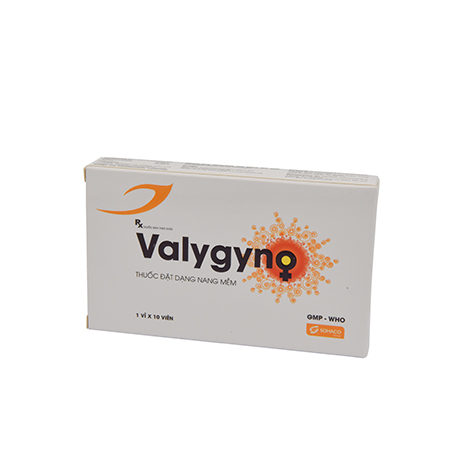 Valygyno Hộp  
1 vỉ x 10 viên nang mềm Me di sun