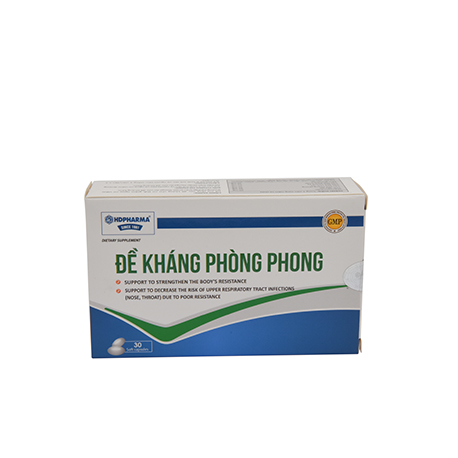 Đề kháng phòng phong Hộp 3 vỉ x 10 viên HDPHARMA