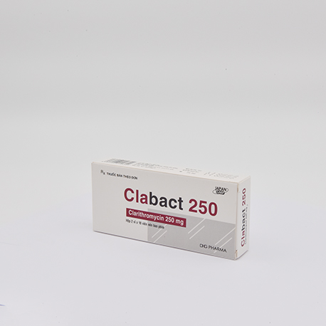 Clabact 250 Hộp 2 vỉ x 10 viên DHG