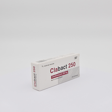 Clabact 250 Hộp 2 vỉ x 10 viên DHG