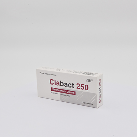 Clabact 250 Hộp 2 vỉ x 10 viên DHG