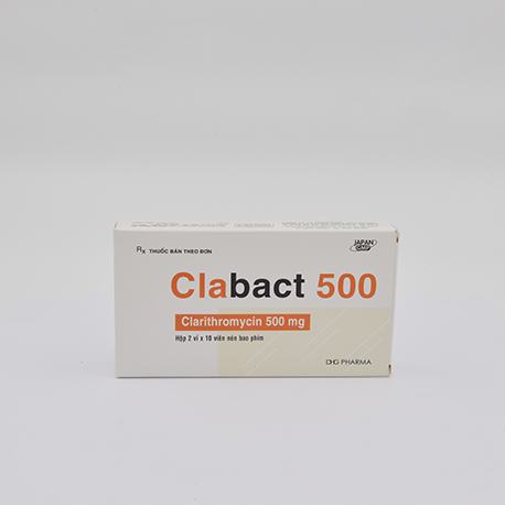 Clabact 500 Hộp 2 vỉ x 10 viên DHG