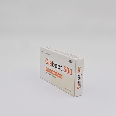 Clabact 500 Hộp 2 vỉ x 10 viên DHG