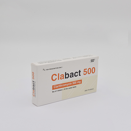 Clabact 500 Hộp 2 vỉ x 10 viên DHG