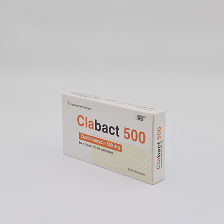 Clabact 500 Hộp 2 vỉ x 10 viên DHG