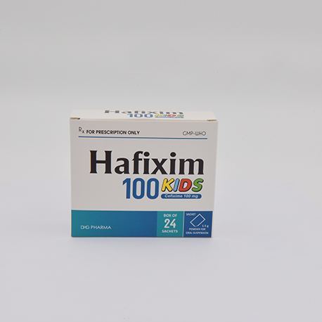 Hafixim 100 Kids Hộp 24 gói x 1,5g DHG
