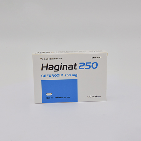 Haginat 250 Hộp 2 vỉ x 5 viên DHG