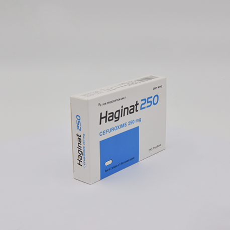 Haginat 250 Hộp 2 vỉ x 5 viên DHG