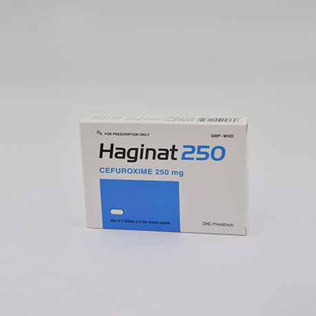 Haginat 250 Hộp 2 vỉ x 5 viên DHG