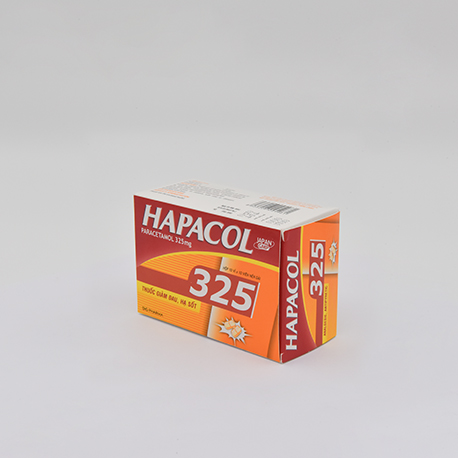 Hapacol 325 Hộp 10 vỉ x 10 viên DHG