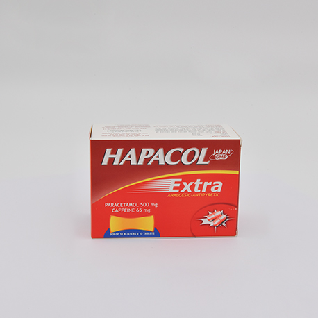 Hapacol Extra Hộp 10 vỉ x 10 viên DHG