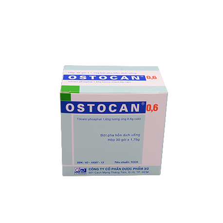 OSTOCAN 0,6g Hộp 30 gói F.T.PHARMA