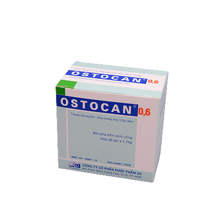OSTOCAN 0,6g Hộp 30 gói F.T.PHARMA