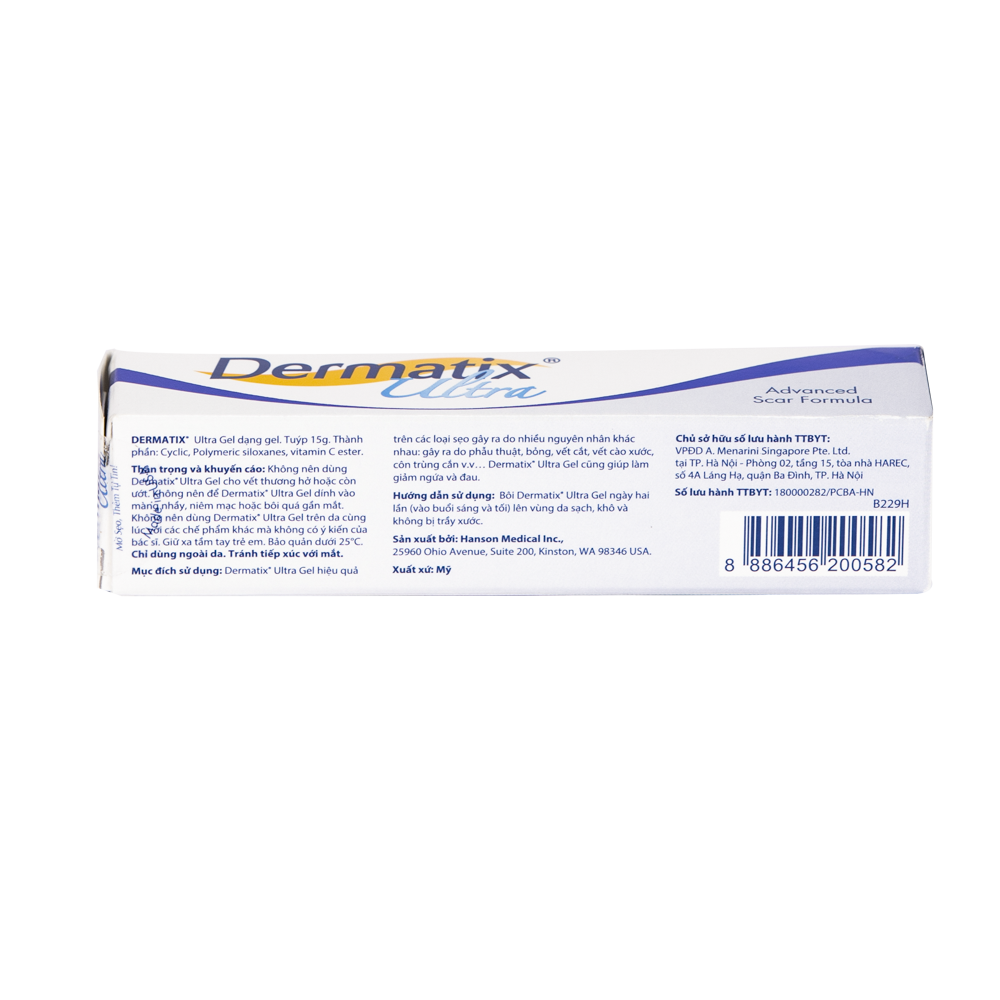DERMATIX ULTRA GEL 15G Tuýp/ hộp Menarini-Invida