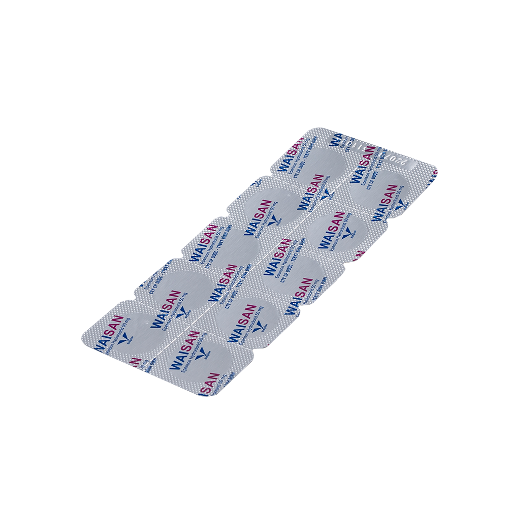 Waisan H/100 Hộp 10 Vỉ x 10 Viên Bidiphar