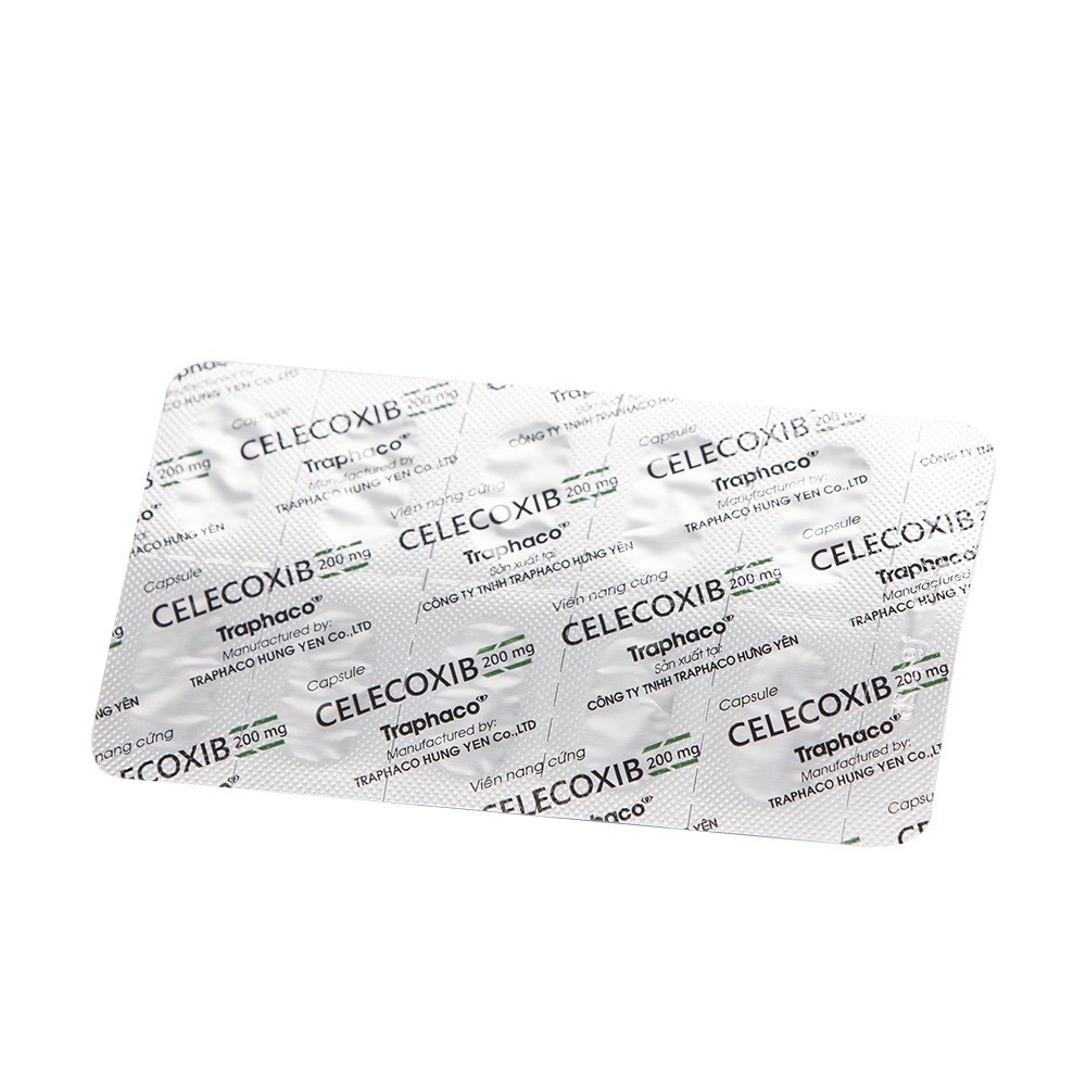 Celecoxib 200mg Hộp 3 vỉ x 10 viên Traphaco