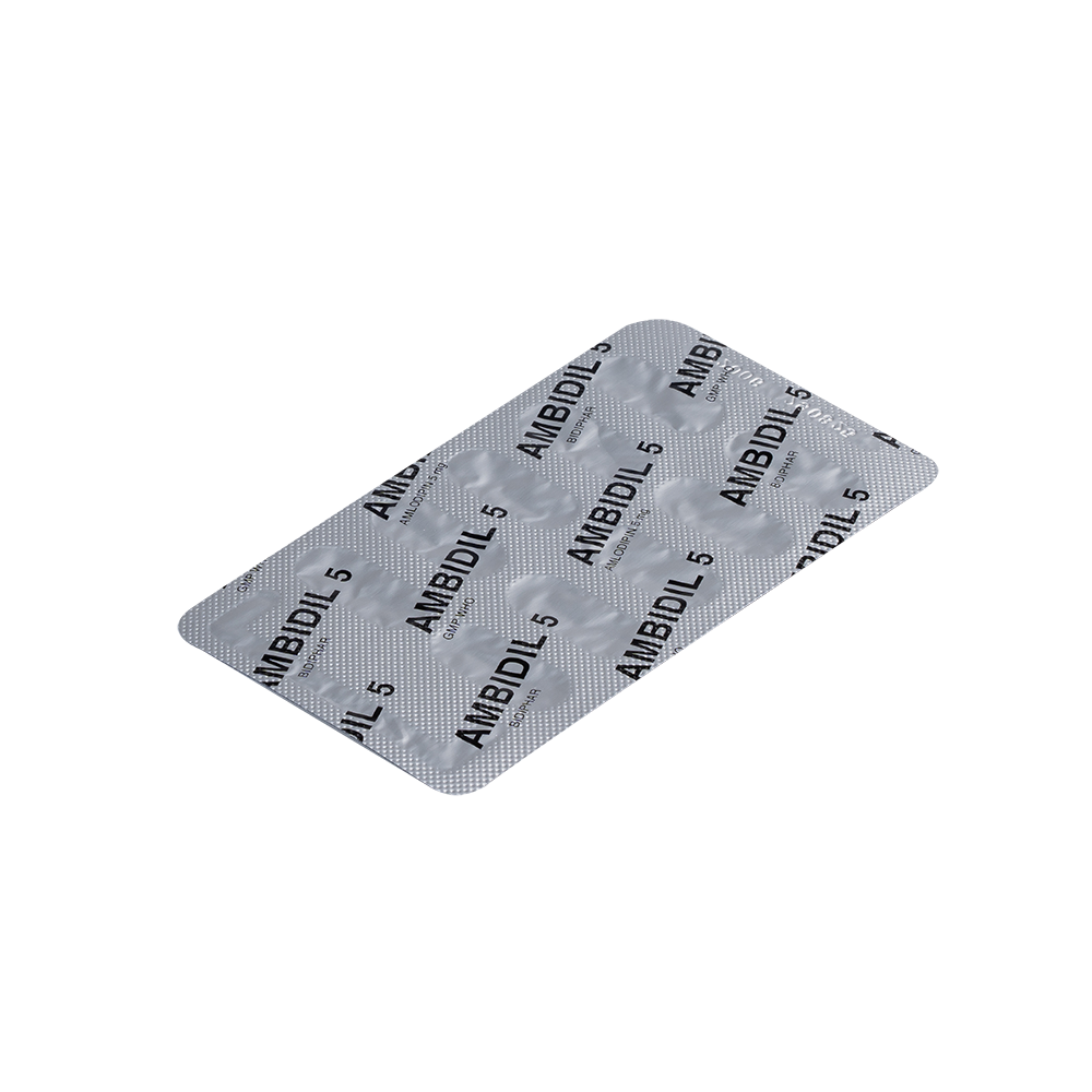 Ambidil 5 H/100 Hộp 10 Vỉ x 10 Viên Bidiphar