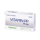 Vitamin PP 50mg Hộp 6 vỉ x 30 viên nén Traphaco