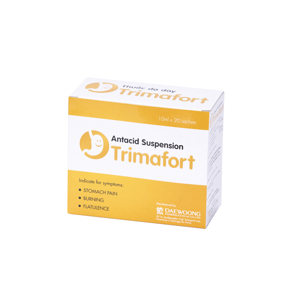 Thuốc dạ dày Trimafort Hộp 20 gói x 10ml Daewoong Pharmaceutical