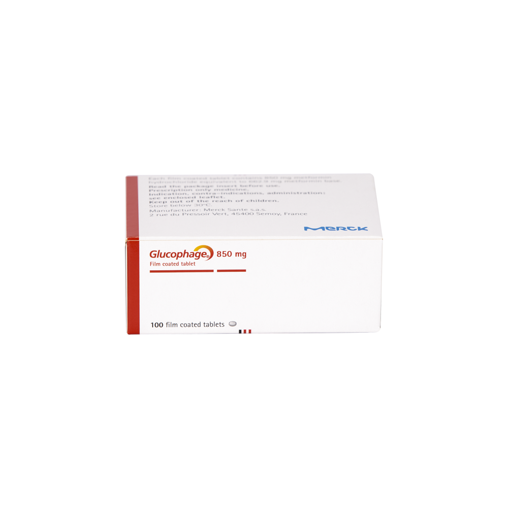 Glucophage Tab 850mg 100's Merck