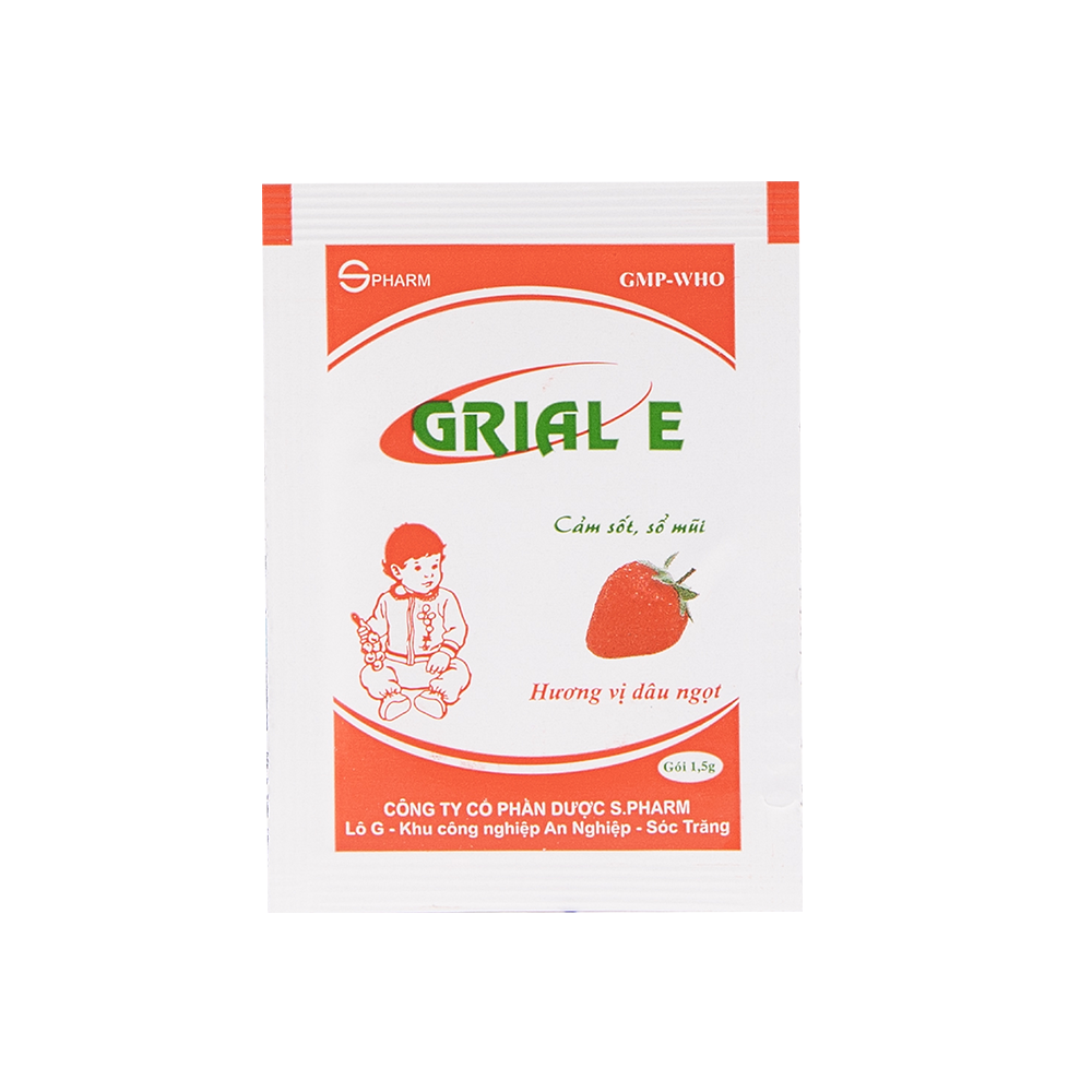 Grial E H/25 gói - OTC Hộp 25 gói TVPharma