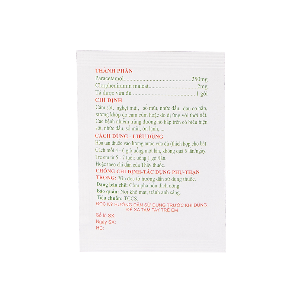 Grial E H/25 gói - OTC Hộp 25 gói TVPharma