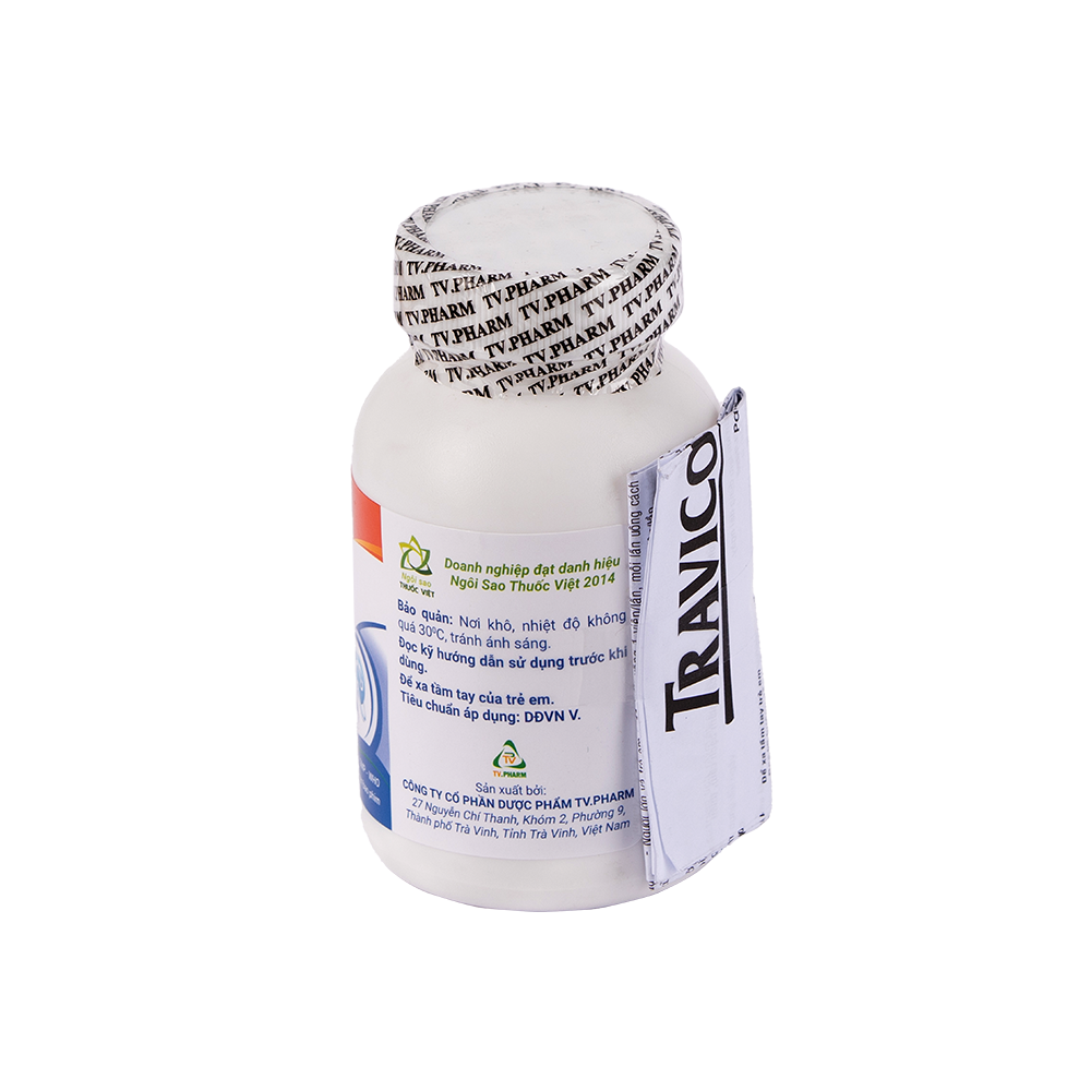 Travicol C/100 Chai 100 viên TVPharma