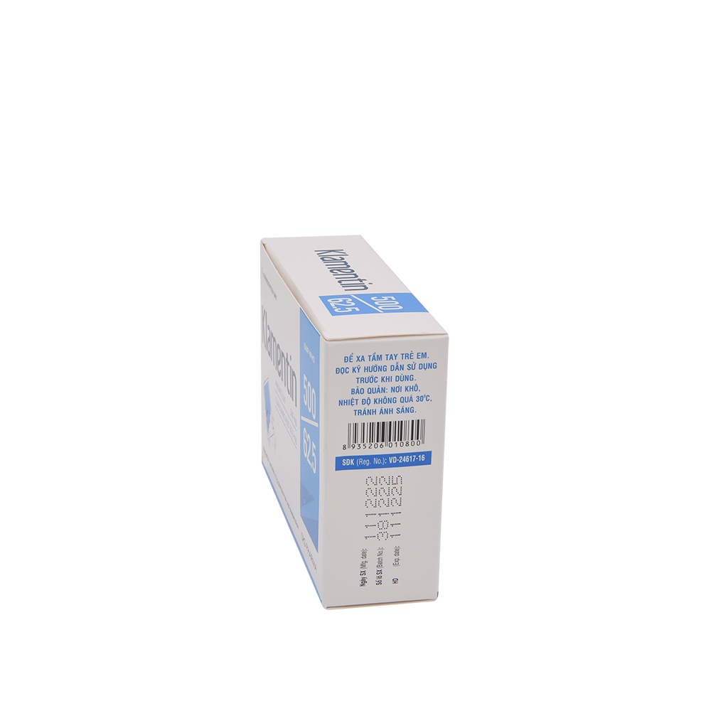 Klamentin 500/62.5 Hộp 24 gói x 2g DHG